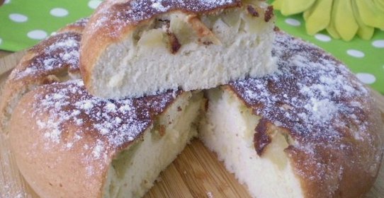 Шарлотка без дрожжей