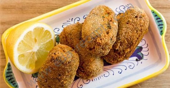 Крокеты с сыром и мясом