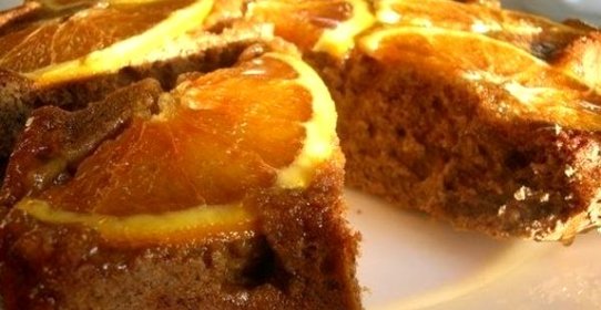 Кофейный пирог с апельсинами