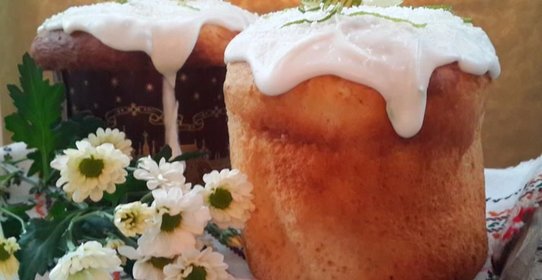 Кулич кокосовый, без лактозы