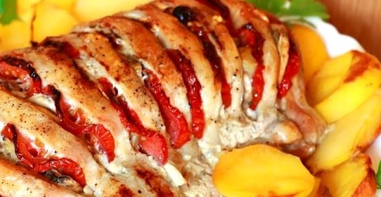 Мясо-гармошка в духовке