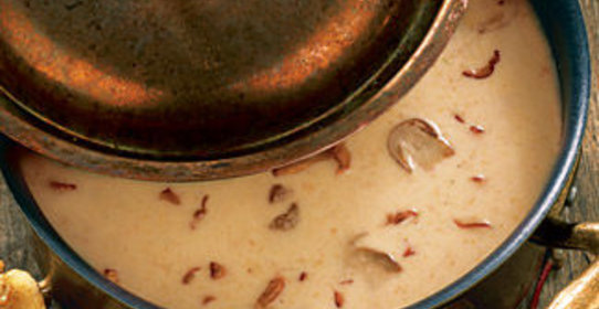 Крем-суп с лесными грибами