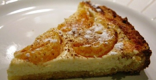 Творожный пирог с мандаринами