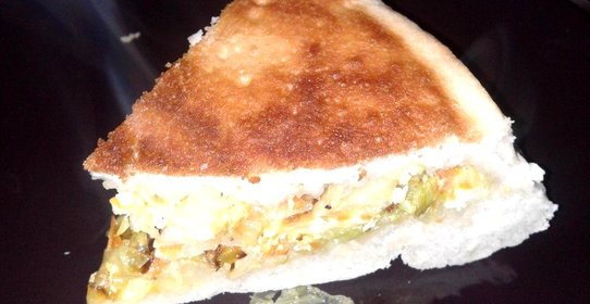 Капустный пирог с яйцом