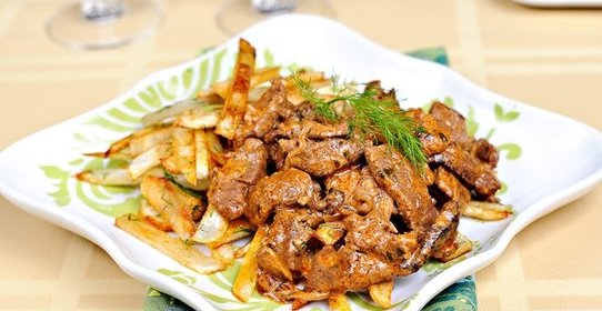 Бефстроганов из говядины