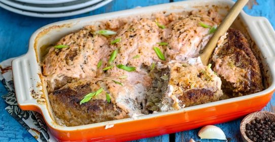 Ленивые голубцы с фаршем и рисом