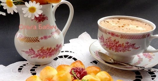 Булочки с джемом и с белым шоколадом