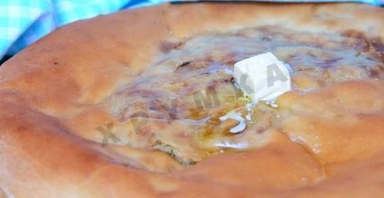 Дрожжевой пирог с картофелем