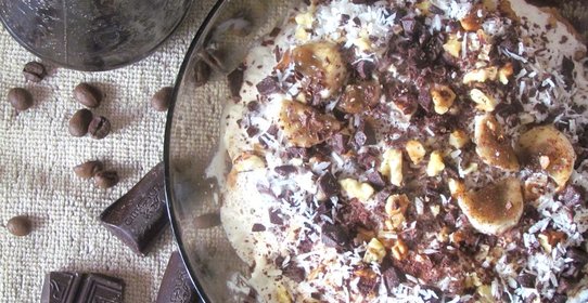 Кофейный десерт «Нежность», не требующий выпекания