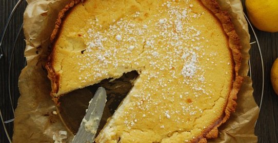 Лимонный пирог с рикоттой