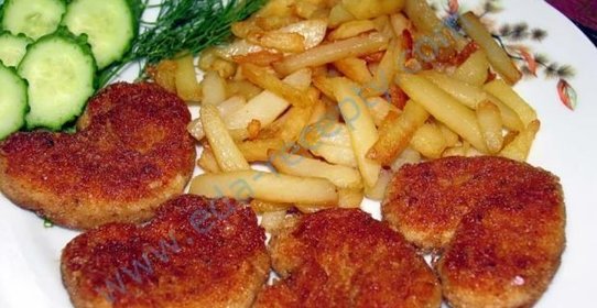 Диетические котлеты куриные