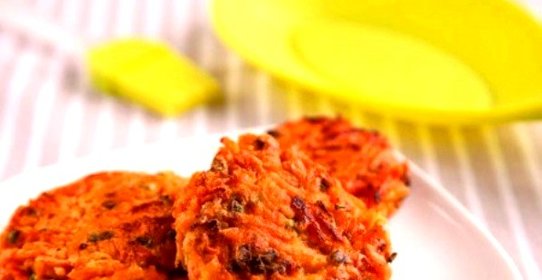 Морковные котлеты без манки