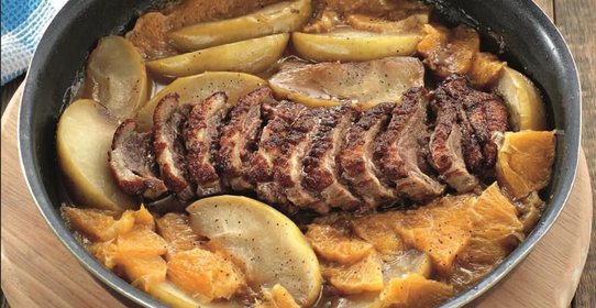 Творожно-банановый пирог