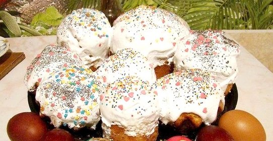 Сдобные куличи