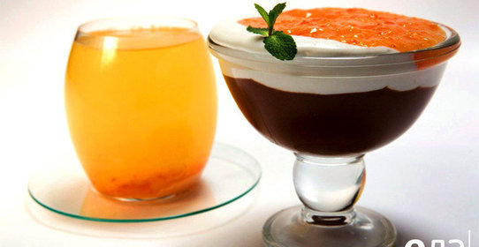 Шоколадный мусс с хурмой от телеканала «Еда»