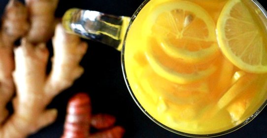 Чай с имбирем и лимоном