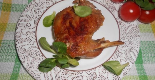 Ножка кролика с чесночным ароматом