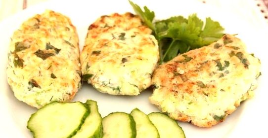 Котлеты из курицы и кабачков