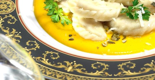 Вареники с тыквой и рикоттой