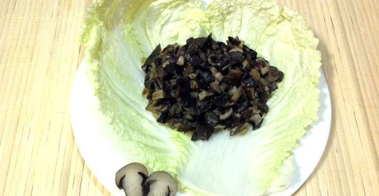 Жареные подосиновики с луком