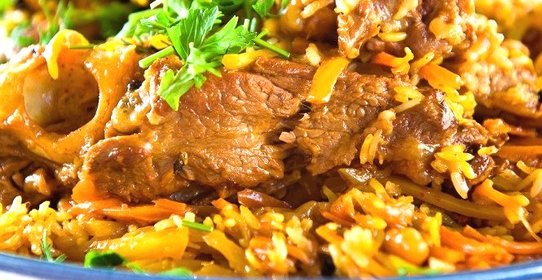 Ароматный плов из говядины