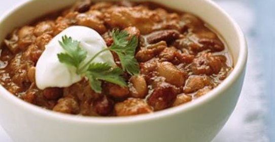 Жаркое из курицы с фасолью