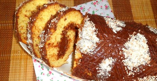 Рулет с домашней нутеллой