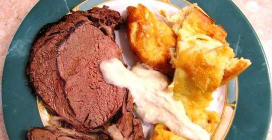 Ростбиф с йоркширским пудингом
