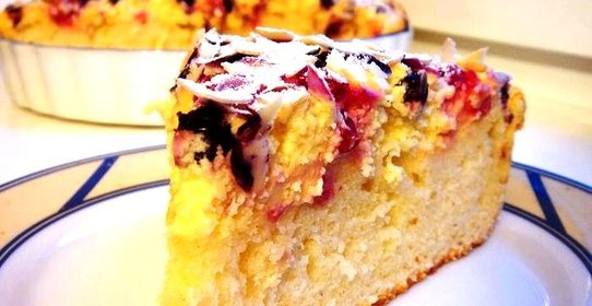 Сливочный пирог с ванилью