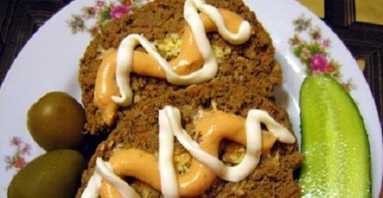 Рулет из печени