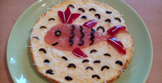 Омлет-суфле с лососем Царь-рыбка