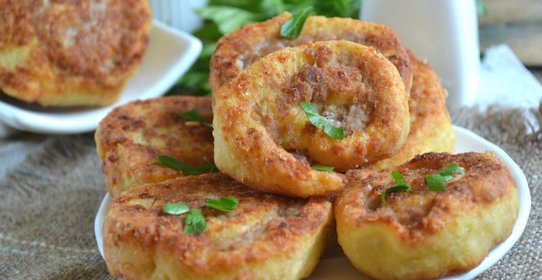 Шанежки с мясом