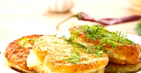 Картофельные котлеты с зеленью
