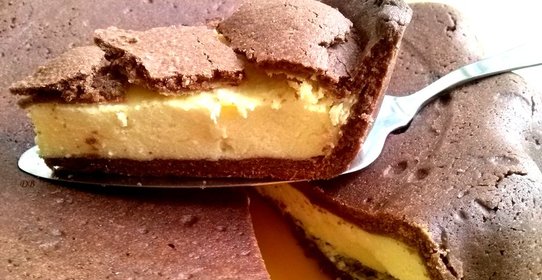 Шоколадный чизкейк из творога