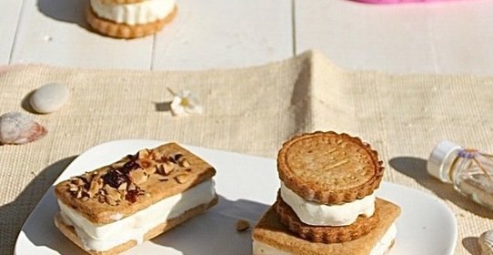 Домашнее мороженое-сэндвич