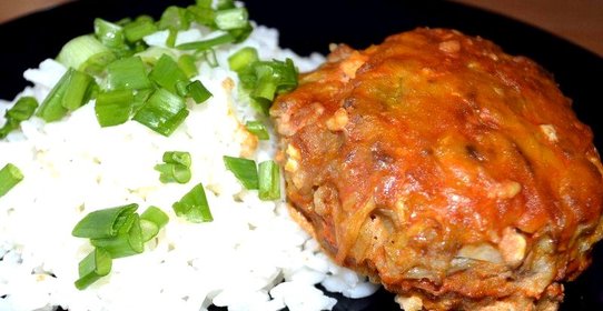 Ленивые голубцы под томатным соусом