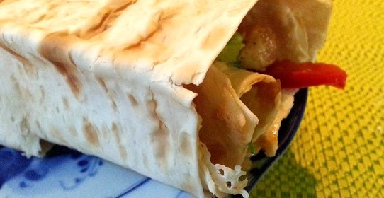 Шаурма по-домашнему с мясом