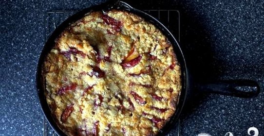 Пирог с нектаринами