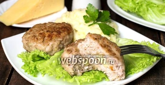 Котлеты из свинины с сыром