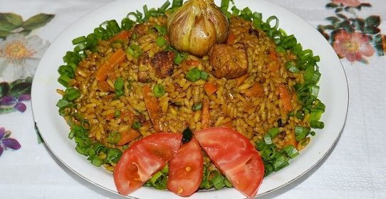 Узбекский плов со свининой