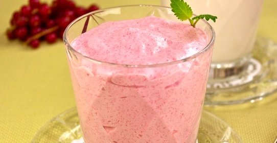 Клюквенный мусс