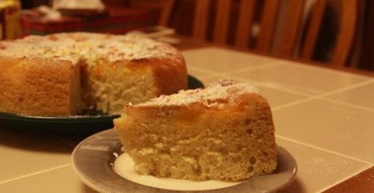 Шарлотка с мандаринами