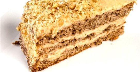 Торт с ореховым кремом