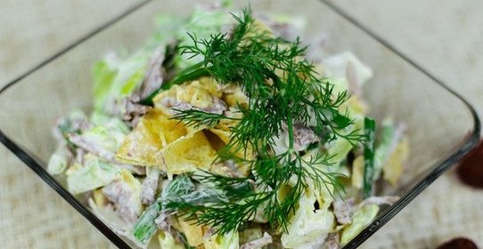 Салат Мужской с говядиной