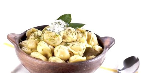 Пельмени с грибами и рисом