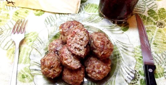 Котлеты с рисом диетические