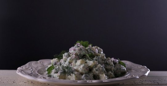 Рождественский картофельный салат