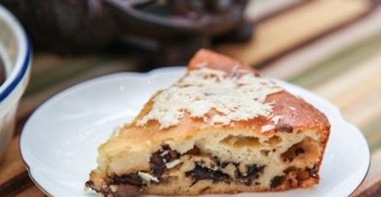 Пирог с маслятами