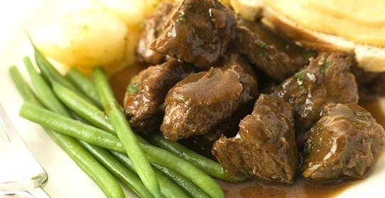 Тушеная говядина с паприкой