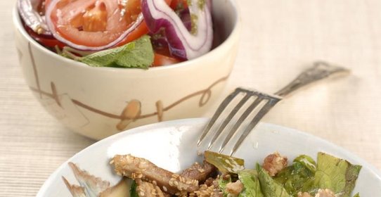 Свинина с кунжутом